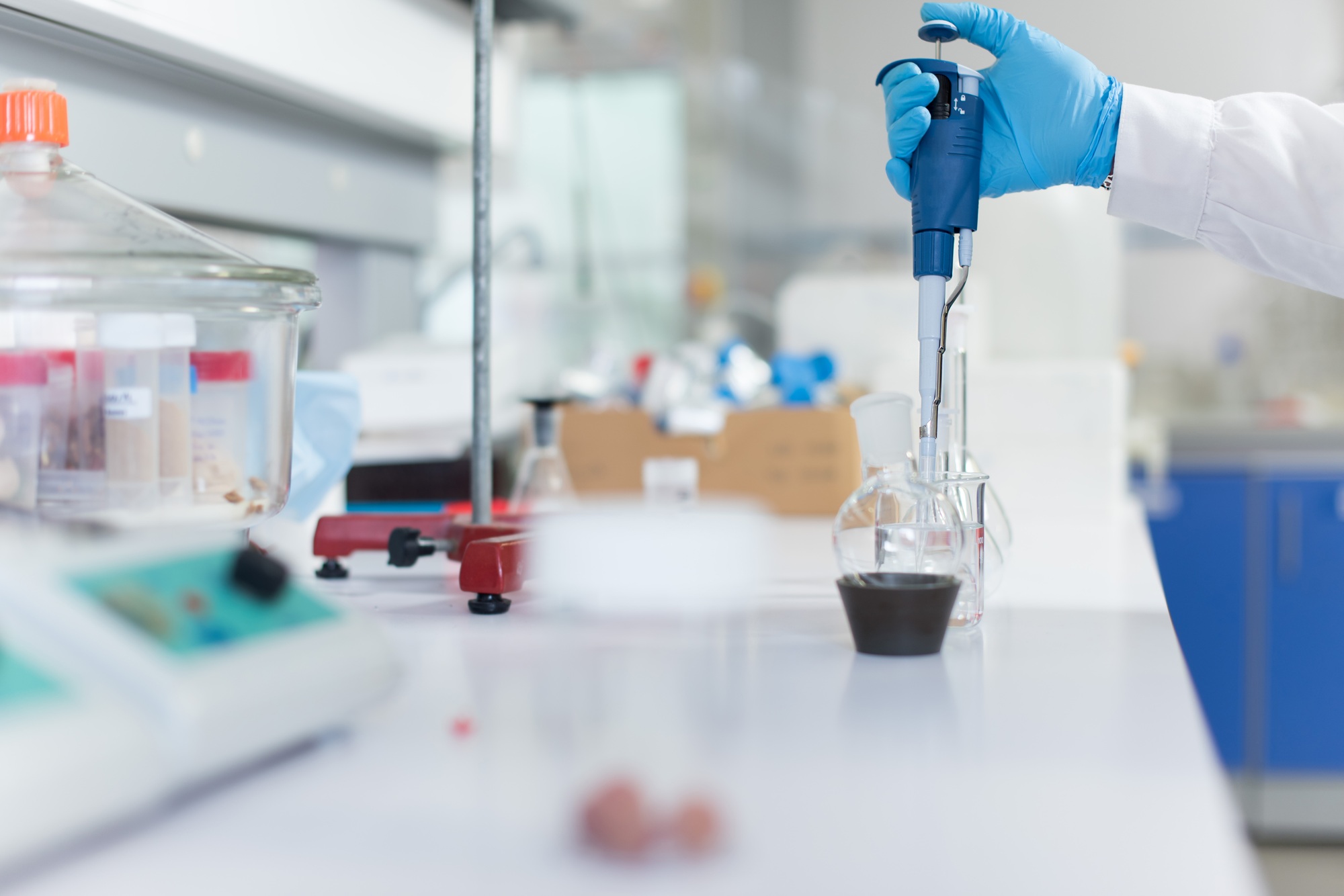 Scientist in lab