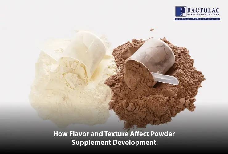 Flavor and texture considerations in powder supplement development for better taste and consumer experience